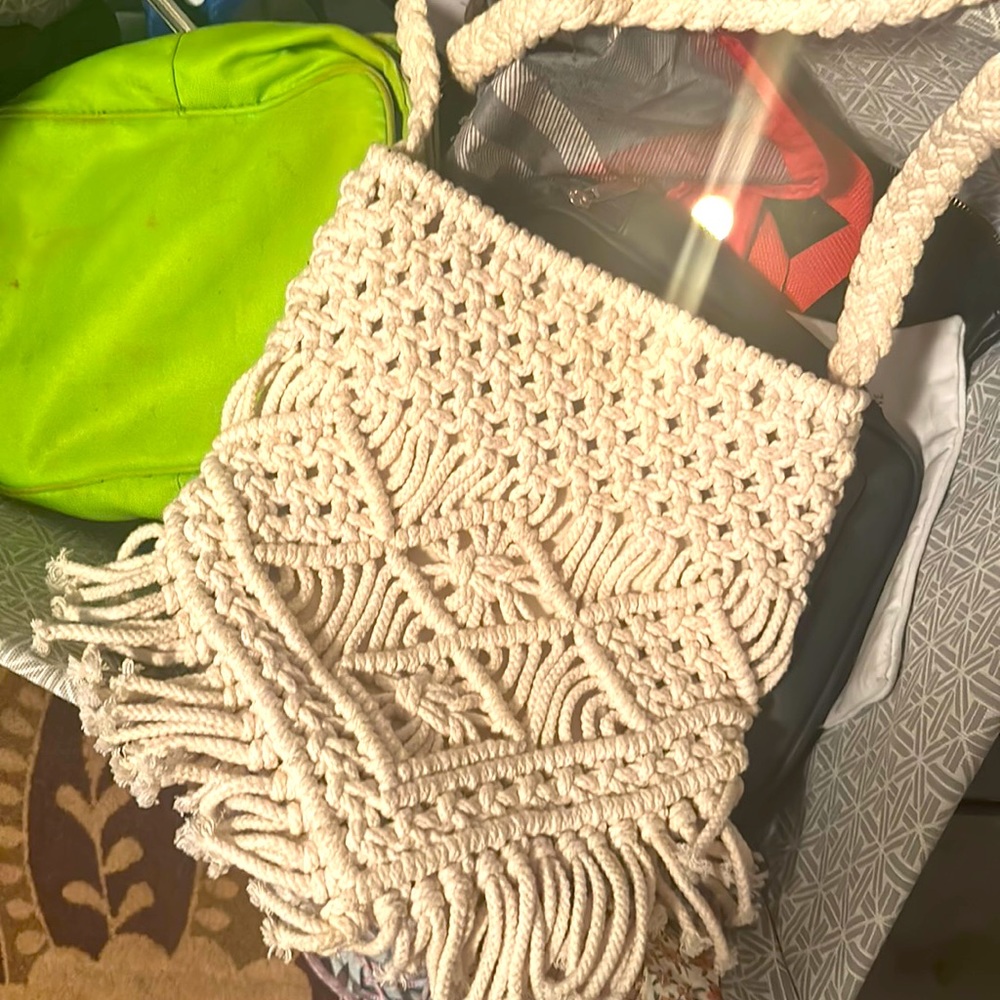 NWOT AE HOBO FRINGE BAG